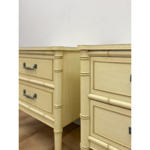 Load image into Gallery viewer, Vintage Henry Link Bali Hai Coastal Hollywood Regency Cream Nightstands
