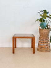 Load image into Gallery viewer, Mid Century Smoky Glass Side Table
