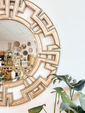 Load image into Gallery viewer, Modern Brushed Gold Round Mirror

