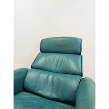 Load image into Gallery viewer, Chairworks Teal Adjustable Recliner Stressless Style Vintage Lounge Chair Retro

