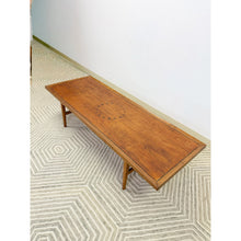 Load image into Gallery viewer, Drexel MCM Coffee Table Circular Dowel Inlay Vintage Mid-Century Modern
