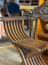 Load image into Gallery viewer, Vintage Italian Walnut Chair
