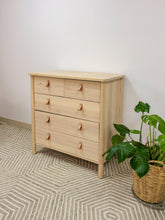 Load image into Gallery viewer, IKEA Rare Dresser-leather pulls
