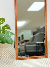 Load image into Gallery viewer, Arched Full Length Burlwood Style Mirror
