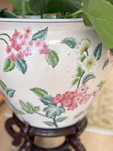 Load image into Gallery viewer, Large Chinoiserie Coy Pot and Stand
