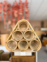 Load image into Gallery viewer, 6 Bottle Bamboo Wine Rack
