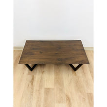 Load image into Gallery viewer, Vintage Style Williams Sonoma Home Dark Walnut Coffee Table MCM Wood
