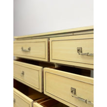 Load image into Gallery viewer, Henry Link Bali Hai Cream Faux Bamboo Six Drawer Dresser Hollywood Regency
