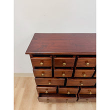 Load image into Gallery viewer, Vintage Apothecary Cabinet Handmade Nineteen Drawer Wood Storage Traditional

