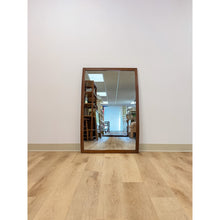 Load image into Gallery viewer, United Furniture MCM Curved Walnut Mirror Vintage Mid-Century Bedroom Mirror
