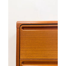 Load image into Gallery viewer, Teak Mid-Century Danish Dresser Torring Mobelfabrik Three Drawer Soft Close
