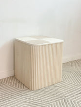 Load image into Gallery viewer, Pencil Reed Rattan Side Table
