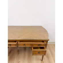 Load image into Gallery viewer, American of Martinsville Vintage MCM Desk w/ Glass Top Four Drawers Transitional
