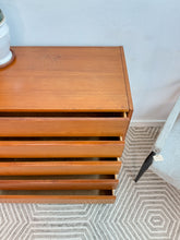 Load image into Gallery viewer, Danish Teak Chest of Drawers
