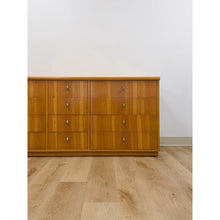 Load image into Gallery viewer, Founders Furniture MCM Blonde Twelve Drawer Dresser Vintage Mid-Century Modern
