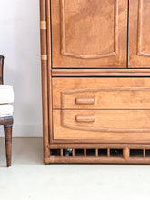 Load image into Gallery viewer, Rattan Cabinet Armoir

