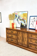 Load image into Gallery viewer, Mid Century 9 Drawer Dresser
