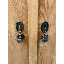 Load image into Gallery viewer, Antique European Pine Wardrobe Two Door Armoire Turned Feet, Natural Wood
