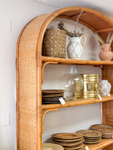 Load image into Gallery viewer, Oversized Arched Rattan Shelf
