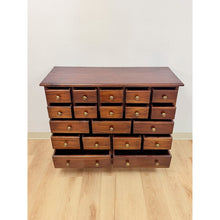Load image into Gallery viewer, Vintage Apothecary Cabinet Handmade Nineteen Drawer Wood Storage Traditional
