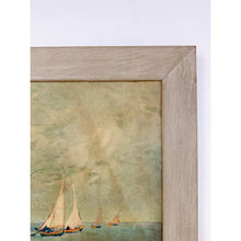 Load image into Gallery viewer, Van Gogh Wood Transfer Print, Coastal Greywashed Wood Frame Wall Art

