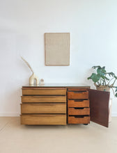 Load image into Gallery viewer, Solid Mahogany Mid Century Credenza
