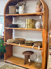 Load image into Gallery viewer, Oversized Arched Rattan Shelf
