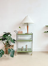 Load image into Gallery viewer, Green Retro Rolling Cart
