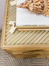 Load image into Gallery viewer, Vintage Rattan Pencil Reed Chest of Drawers
