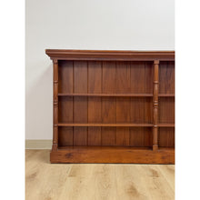Load image into Gallery viewer, 1 of 1 Handmade Burlwood MCM Double Sided Shelf Room Divider 12 ft Extra Long
