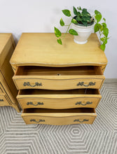 Load image into Gallery viewer, Pair of French Provincial Solid Wood Chests
