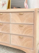 Load image into Gallery viewer, 9-Drawer Pencil Reed Dresser
