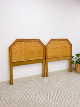 Load image into Gallery viewer, Bamboo Parquetry Headboards-King or 2 Twins
