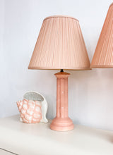 Load image into Gallery viewer, Pair of Pink Bamboo Lamps
