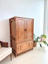 Load image into Gallery viewer, Rattan Cabinet Armoir
