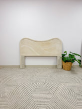 Load image into Gallery viewer, Vintage Queen Pencil Reed Headboard
