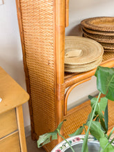 Load image into Gallery viewer, Oversized Arched Rattan Shelf
