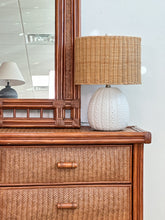 Load image into Gallery viewer, 6 Drawer Rattan Dresser
