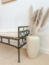 Load image into Gallery viewer, Modern Iron Bench with Cushion
