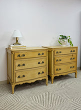 Load image into Gallery viewer, Pair of French Provincial Solid Wood Chests
