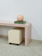 Load image into Gallery viewer, Postmodern Pink Waterfall Console Table
