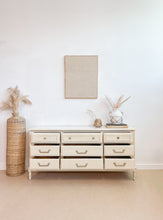 Load image into Gallery viewer, Faux Bamboo 9 Drawer Dresser
