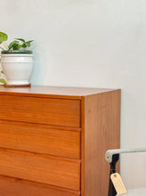 Load image into Gallery viewer, Danish Teak Chest of Drawers
