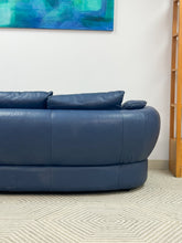 Load image into Gallery viewer, Blue Leather Sofa
