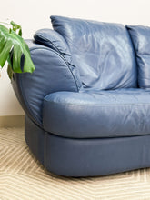 Load image into Gallery viewer, Blue Leather Sofa
