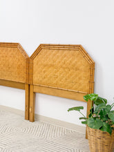 Load image into Gallery viewer, Bamboo Parquetry Headboards-King or 2 Twins
