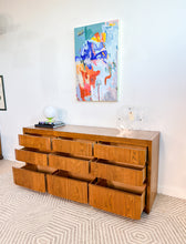 Load image into Gallery viewer, 9 Drawer Mid Century Dresser
