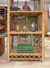 Load image into Gallery viewer, Large Arched Wicker Rattan Shelf
