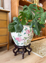 Load image into Gallery viewer, Large Chinoiserie Coy Pot and Stand
