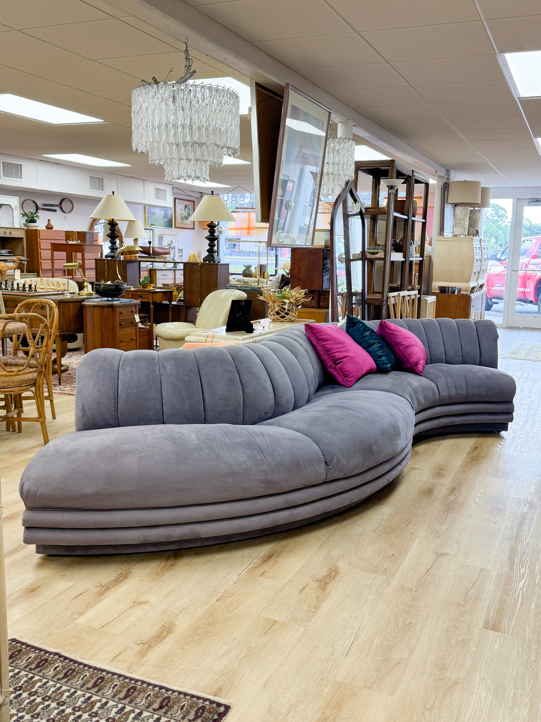 Vintage Serpentine Bernhardt Sofa